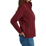 Cinch Women's Burgundy Bonded Softshell Jacket
