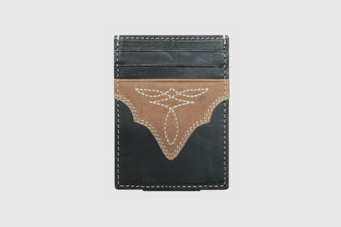 Wrangler Crazy Horse Black Front Pocket Wallet