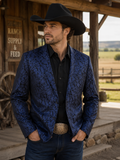 Circle S Men’s Blue Paisley Plano Sportcoat
