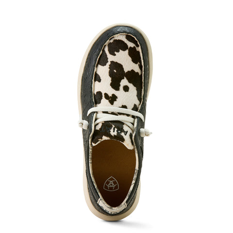 Ariat Women's Hilo Black Floral Embossed Cowhide Hilo