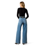 Ariat Ladies High Rise Revel Vilma Palmdale Ultrastretch Wide Leg Jeans