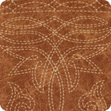 Saddle Stitch Cognac Iced Cup Coolie