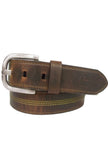 John Deere Center Stitch Leather Belt