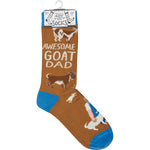 Awesome Goat Dad Socks