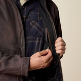 Ariat Men’s Brown Patriot Flag Softshell Jacket