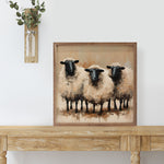 Three Sheep Neutral Sign