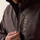 Ariat Men’s Brown Patriot Flag Softshell Jacket