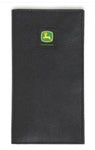 John Deere Black Pebble Checkbook Wallet