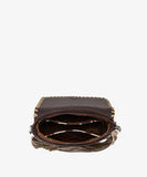 Wrangler Rustler Wildside Cow Print Flap Crossbody Bag