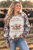 He Owns The Cattle On A Thousand Hills Crew Neck