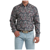 Cinch Men's Dark Blue Paisley Shirt