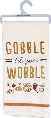 Dish Towel-Gobble Till You Wobble