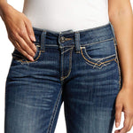 ARIAT R.E.A.L. Mid Rise Stretch Entwined Festival Boot Cut Jean