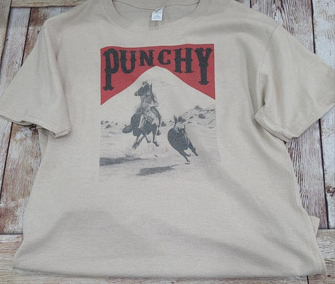 Punchy Tee- Oatmeal