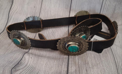 American Darling Scalloped Turquoise Belt