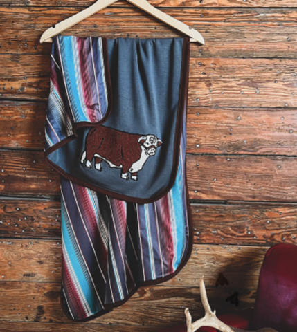 Johnny B Hereford Bull Blanket (small)