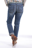Cruel Girl Women's Rhyon Straight Leg Jeans- Medium Stonewash