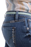 Cruel Girl Women's Rhyon Straight Leg Jeans- Medium Stonewash