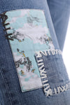 Cruel Girl Women's Rhyon Straight Leg Jeans- Medium Stonewash