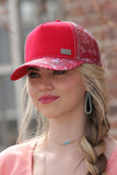 Cruel Girl Floral Trucker Mesh Cap