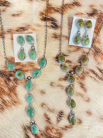 Royston Turquoise Necklace & Earring Set