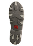 Twisted X Women's Grey Tooled Boat Shoe Driving Mocs