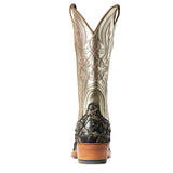 Ariat Women's Derby Metallic Gold Big Bass Boot