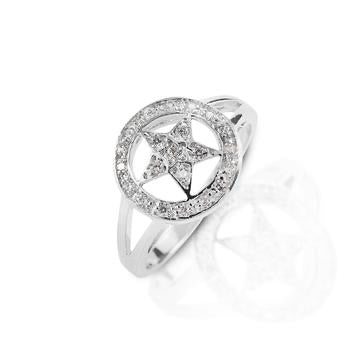 Kelly Herd Small Star Ring - Sterling Silver