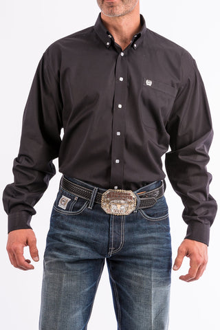 Cinch Men's Solid Black Shirt