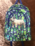 Blue Butt Pig Backpack