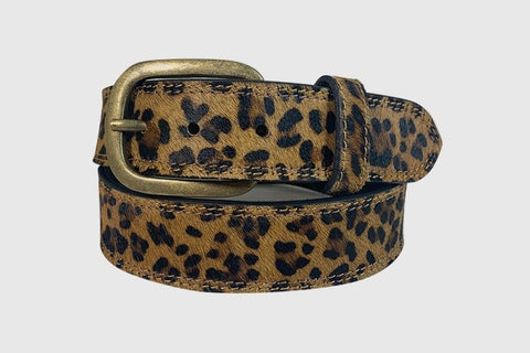 Leopard Print Women's Belt