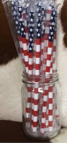 Flag Straw