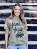 Harvest & Hayrides Olive Tee