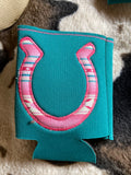 Horseshoe Appliqué Koozies