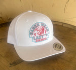 Lazy J Ranch Wear White & White  Arrowhead Cap
