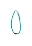 Faux Navajo Disc & Melon Bead Turquoise Choker