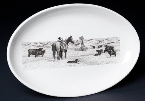 Bernie Brown Cattle Country Platter