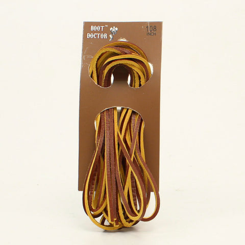 Brown Leather Laces 72in
