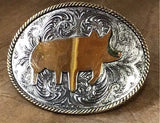 Gold Pig Buckle