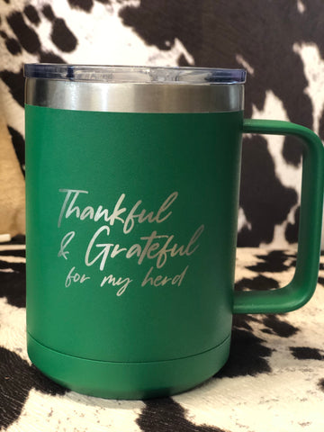HCO Exclusive Thankful and Grateful Coffee mug