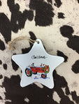 Red Tractor Ornament