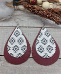 Aztec Double Petal Earrings