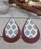 Aztec Double Petal Earrings