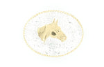 Crumine Horsehead Oval Buckle - Small