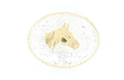 Crumine Horsehead Oval Buckle - Small