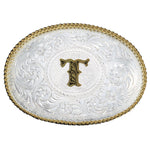 Montana Silversmiths Medium Oval Initial Buckle