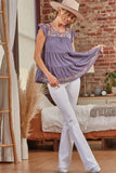 Round Neck Tiered Top
