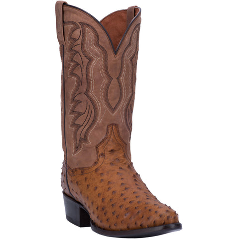 Dan Post Men's Tempe Full Quill Ostrich Boot