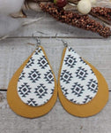 Aztec Double Petal Earrings