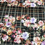 Roses & Plaid Wild Rag